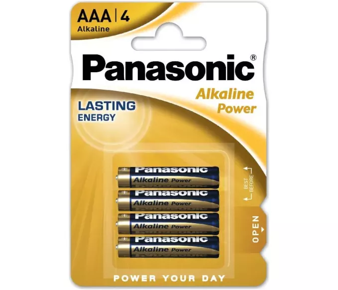 Panasonic AAA alkalne baterije LR03 - 4 kos