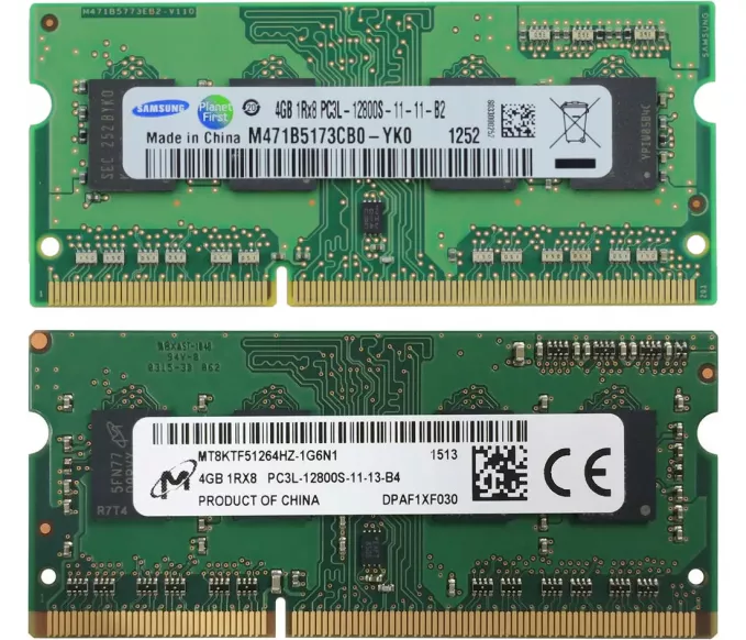 RAM SODIMM DDR3 L 4GB 1600MHz