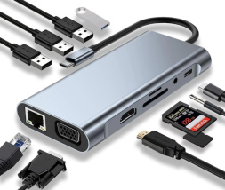 USB-C replikator vrat 11 v 1