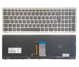 Slovenska tipkovnica za Lenovo IdeaPad U510 Z710 - osvetljena, srebrn okvir