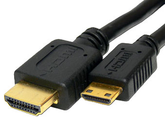 Kabel mini HDMI v HDMI 0,5m