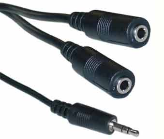 Razdelilec stereo signala - kabel