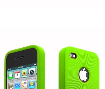 Silikonsko ohisje za Apple iPhone 4G zeleno