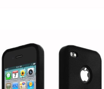 Ohišje Apple iPhone 4 silikonsko - črno
