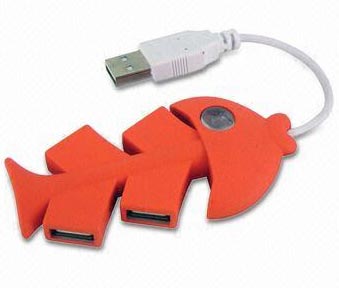 USB množilnik na 4 izhode - ribja kost