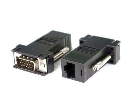 Adapter VGA (m) - LAN (ž)