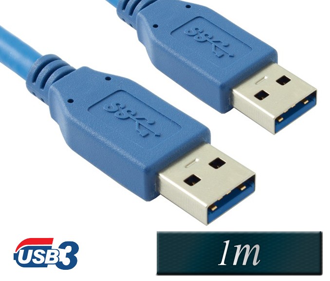 USB 3.0 kabel A-A moški-moški