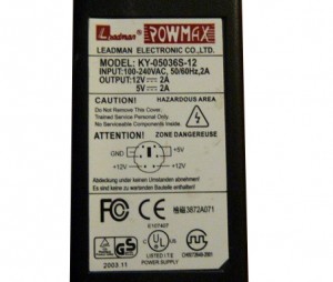POWERMAX KY_05035S-12 napajalnik