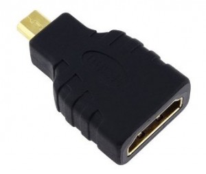 Adapter Micro HDMI moški na mini HDMI ženski