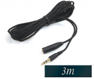 3,5mm Avdio kabel 3m pleten