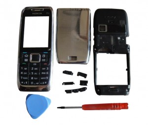 Srebrno ohišje za Nokia E51
