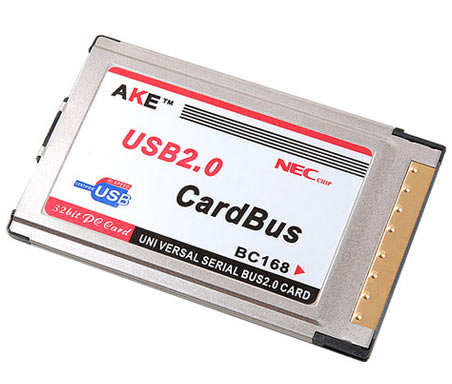 PCMCIA kartica na 2 USB vhoda