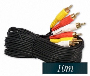 Avdio Video RCA kabel 10m