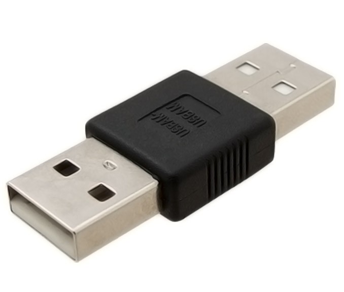 Adapter USB A moški na moški