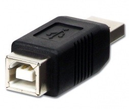 Adapter USB A moški na USB B ženski