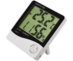 Hišni termometer z merilcem vlažnosti
