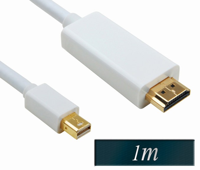 Mini DisplayPort 1.1a na HDMI 1.3b 1m