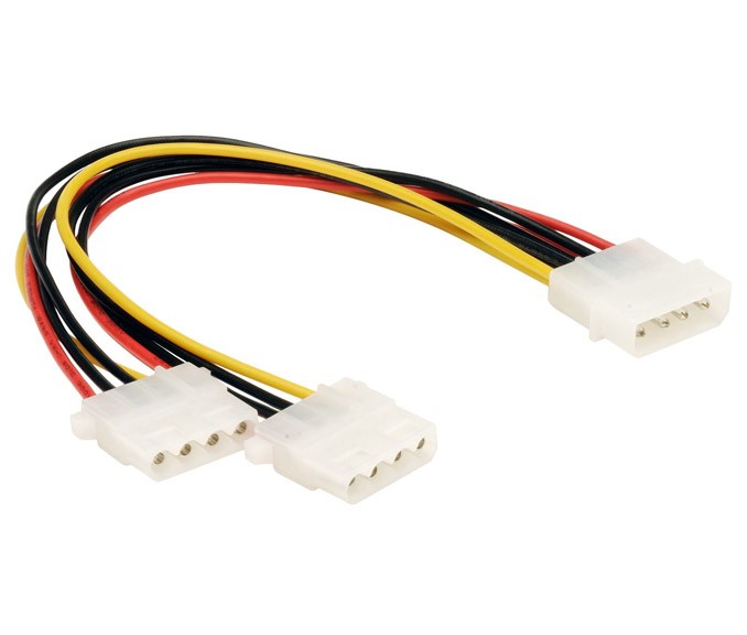Razdelilec Molex (4 pin) napetostnega kabla IDE