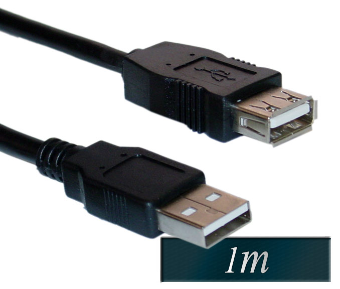 USB 2.0 podaljšek 1m