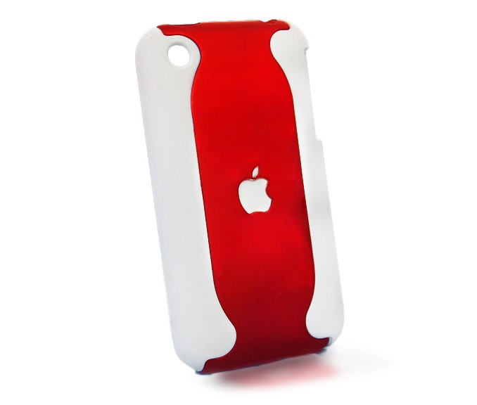 Ohišje Apple iPhone 3G sestavljeno rdeče belo