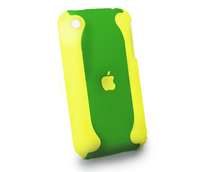 Ohišje Apple iPhone 3G sestavljeno rumeno zeleno