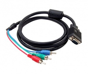 Kabel VGA na 3 RCA komponentni