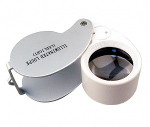 Žepna lupa 10x povečava