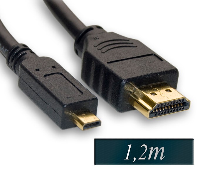 Kabel HDMI na micro HDMI 1,2m