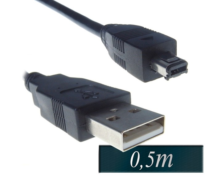 Kabel USB A na mini 4 pinski 0,5m
