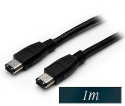 Firewire kabel IEEE 1394a 6 pin 1m
