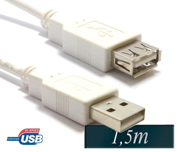 USB 2.0 podaljšek 1,5m