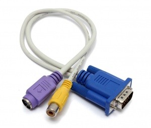 Adapter VGA - TV, S-video