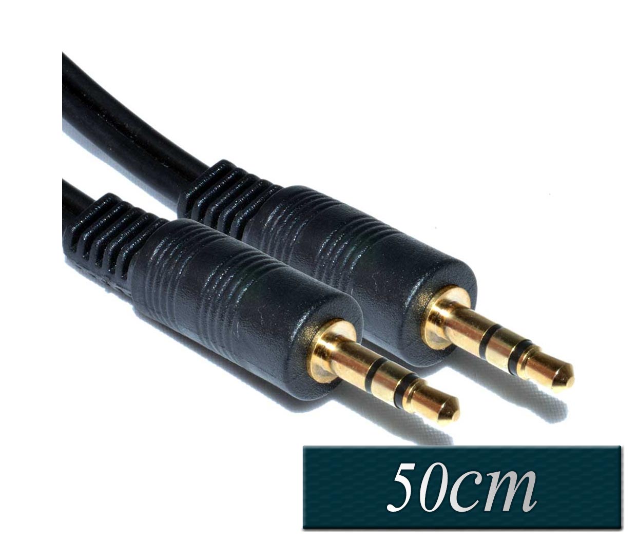 Avdio kabel 3,5mm stereo (m-m) 50cm