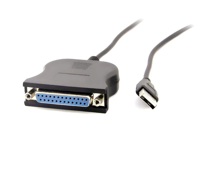 USB - parallel printer kabel 25-pin