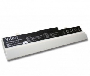 Baterija za Asus Eee PC 1005HA, 1001HA, R105D, R105, R101X,.. 9000mAh bela