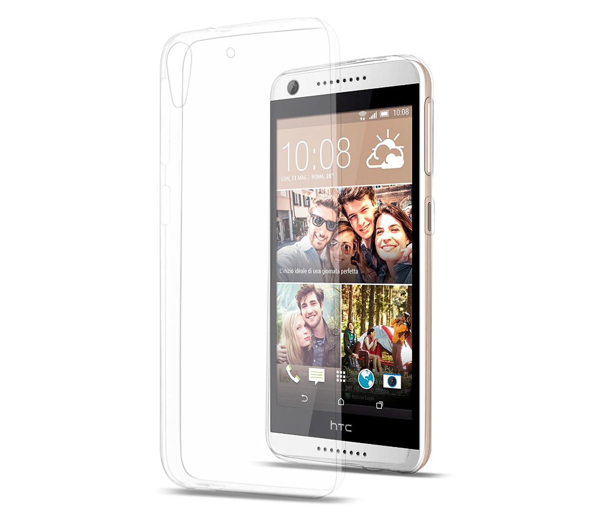 Prozorni silikonski zaščitni etui za HTC Desire 626 in 626G Dual SIM