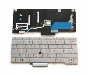 Slovenska tipkovnica za HP Elitebook 2760p srebrna