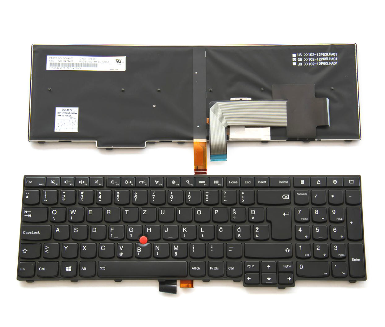 Tipkovnica za Lenovo ThinkPad L540, T540, T540P, W540, Edge E531, E540