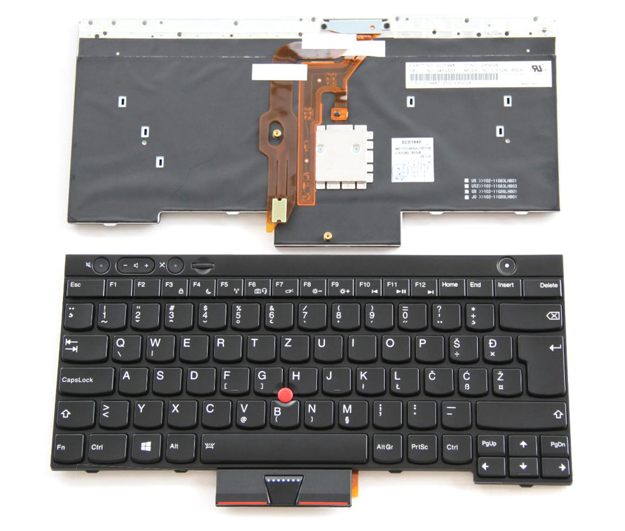 Tipkovnica za Lenovo ThinkPad T430, L430, L530, T430i, T430s, T530, T530i,..