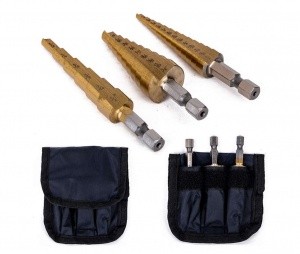 3 delni komplet stopenjskih svedrov