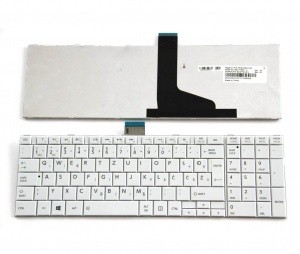 Slovenska tipkovnica za Toshiba Satellite C850, C850D, C855, C855D,.. bela