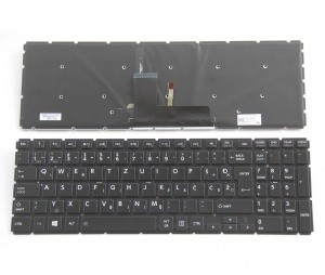 Slovenska tipkovnica za Toshiba Satellite P50T-C, S55T-B5233, S55T-B,.. črna