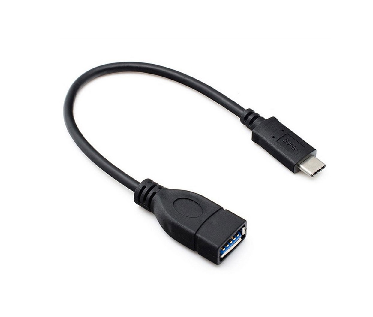 Adapter USB 3.1 OTG na USB C črn
