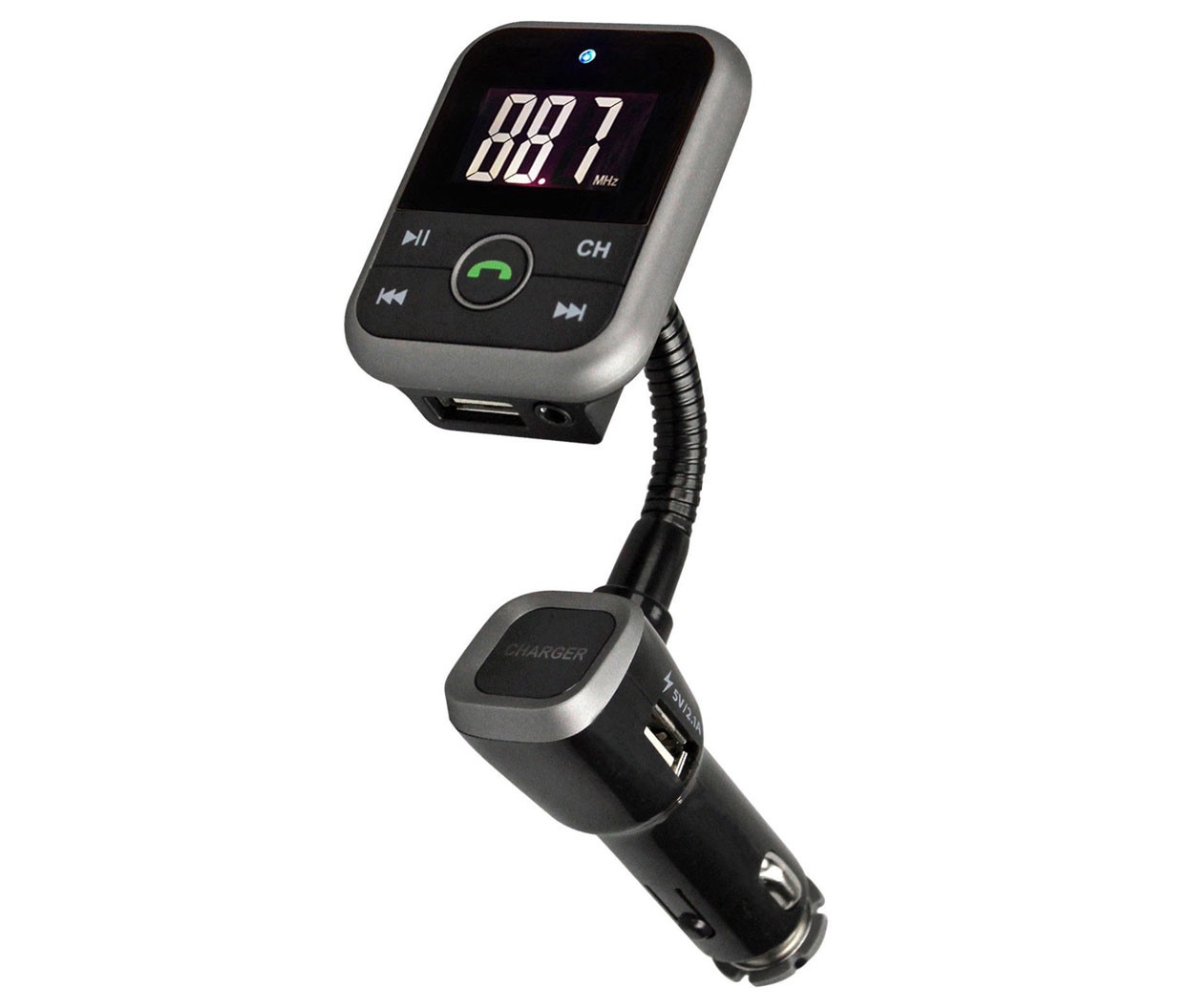 Avtomobilski MP3 FM predvajalnik ter prostoročno telefoniranje - črn