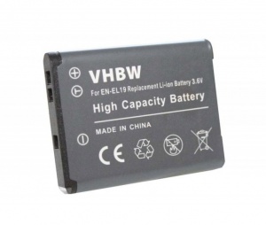 Baterija za Nikon Coolpix EN-EL19,.. 500mAh