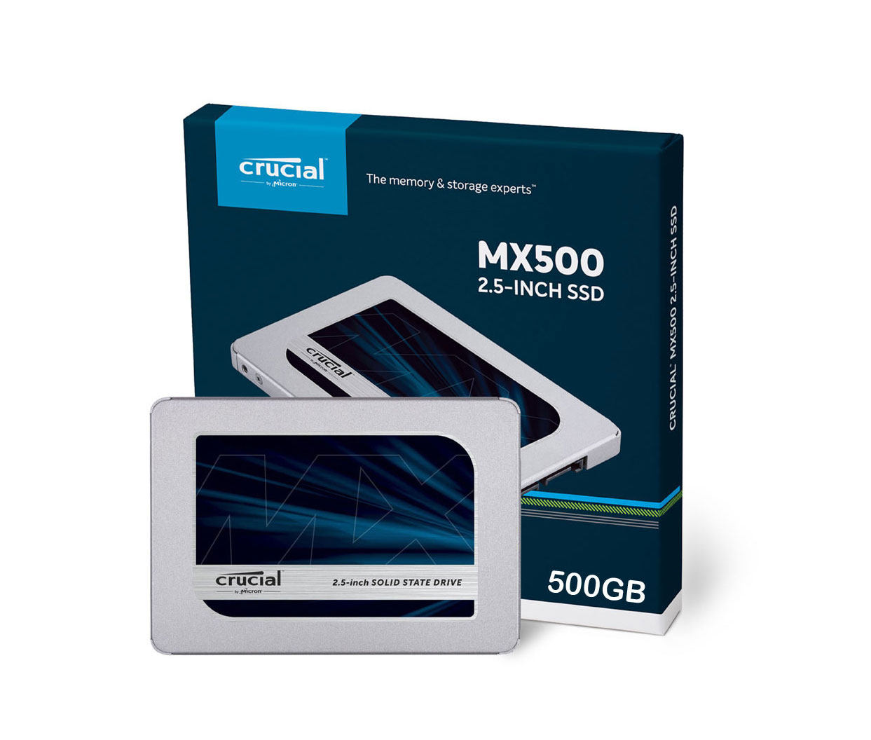 Crucial MX500 500GB SSD 2.5 7mm