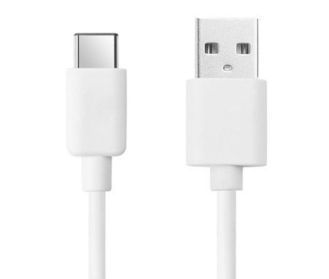 Kabel USB C 1m bele barve