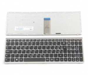 Slovenska tipkovnica za Lenovo IdeaPad U510 Z710,.. srebrn okvir