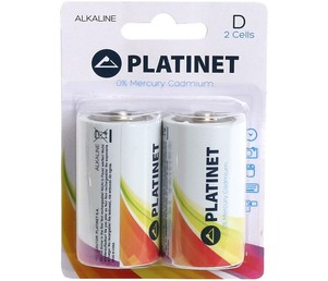 2 x LR20 1,5V D alkalna baterija Platinet 12000mAh