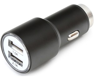 Omega avtomobilski 2 x USB polnilec 1A in 2,1A